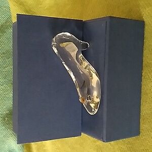 Disney Parks Arribas Cinderella Glass Slipper Figure